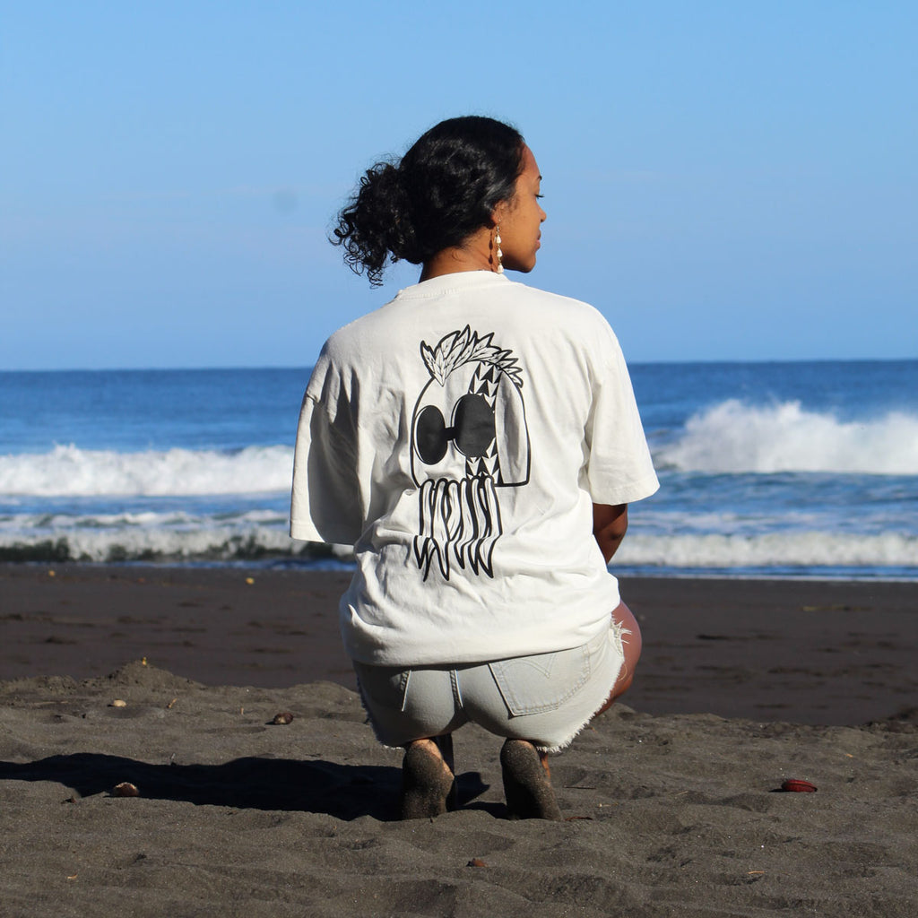 'Ekahi White Oversized T-Shirt