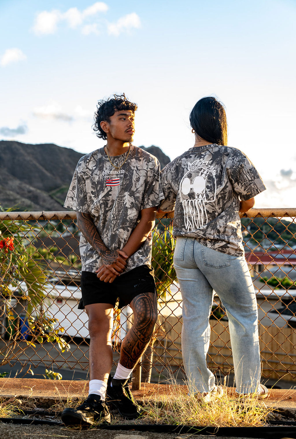 'Ekahi Camo Oversized T-Shirt